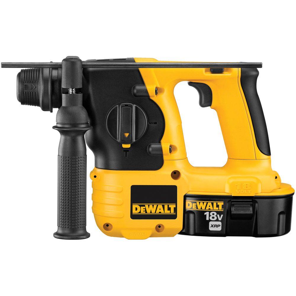 DEWALT 18Volt NiCd Cordless 7/8 in. SDS Hammer with (2) Batteries 2
