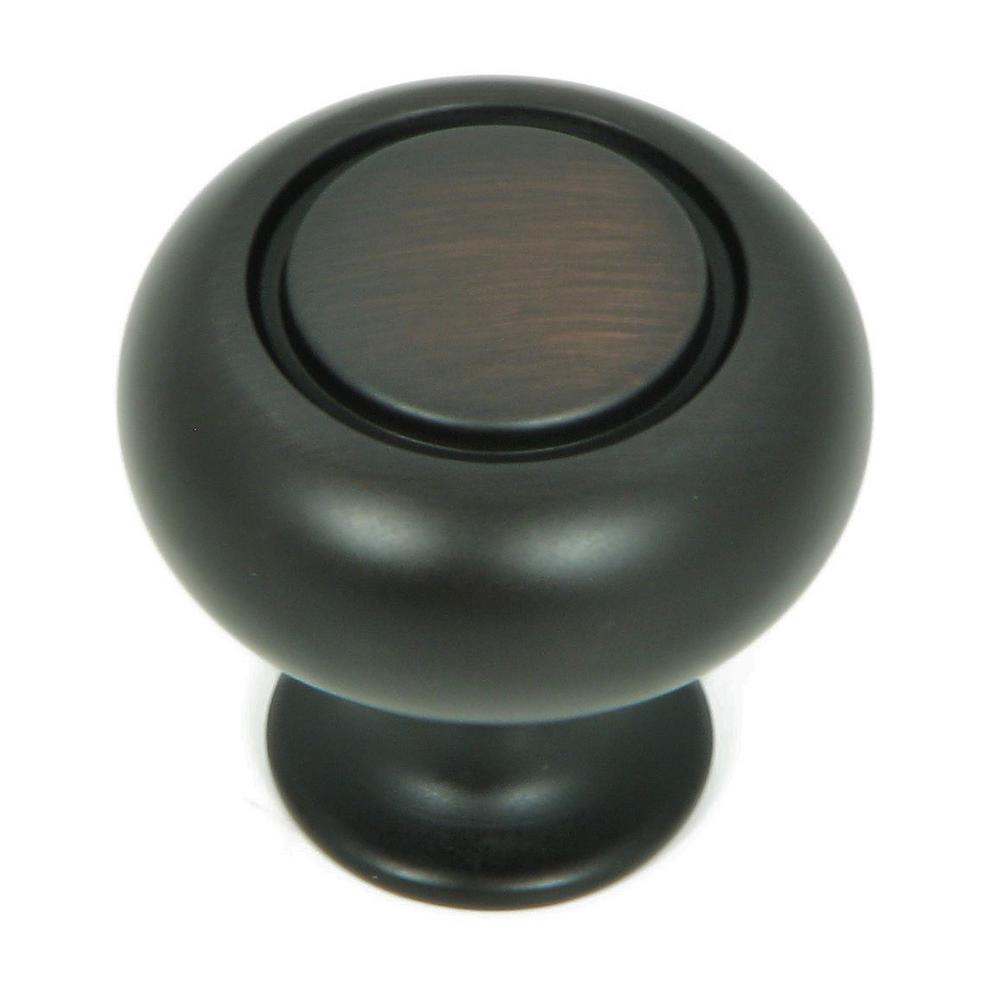 Stone Mill Hardware Manhattan 1-1 4 In. Oil Rubbed Bronze Round Cabinet 