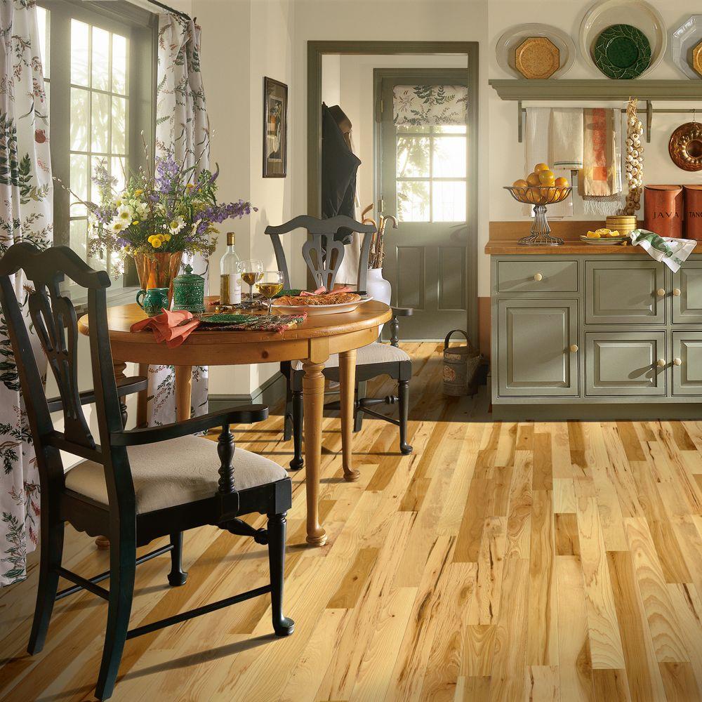 Bruce Hickory Country Natural 3 4 In Thick X 2 1 Wide Varying Length Solid Hardwood Flooring 20 Sq Ft Case Bruce Hickory Country Natural 3 4 In Thick X 2 1 Wide Varying Length Solid Hardwood Flooring 20 Sq Ft Case