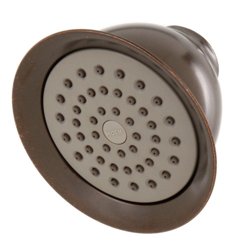 MOEN XL 1 Spray 4 3 8 In Showerhead In Oil Rubbed Bronze 6302ORB The   Oil Rubbed Bronze Moen Fixed Showerheads 6302orb 64 1000 