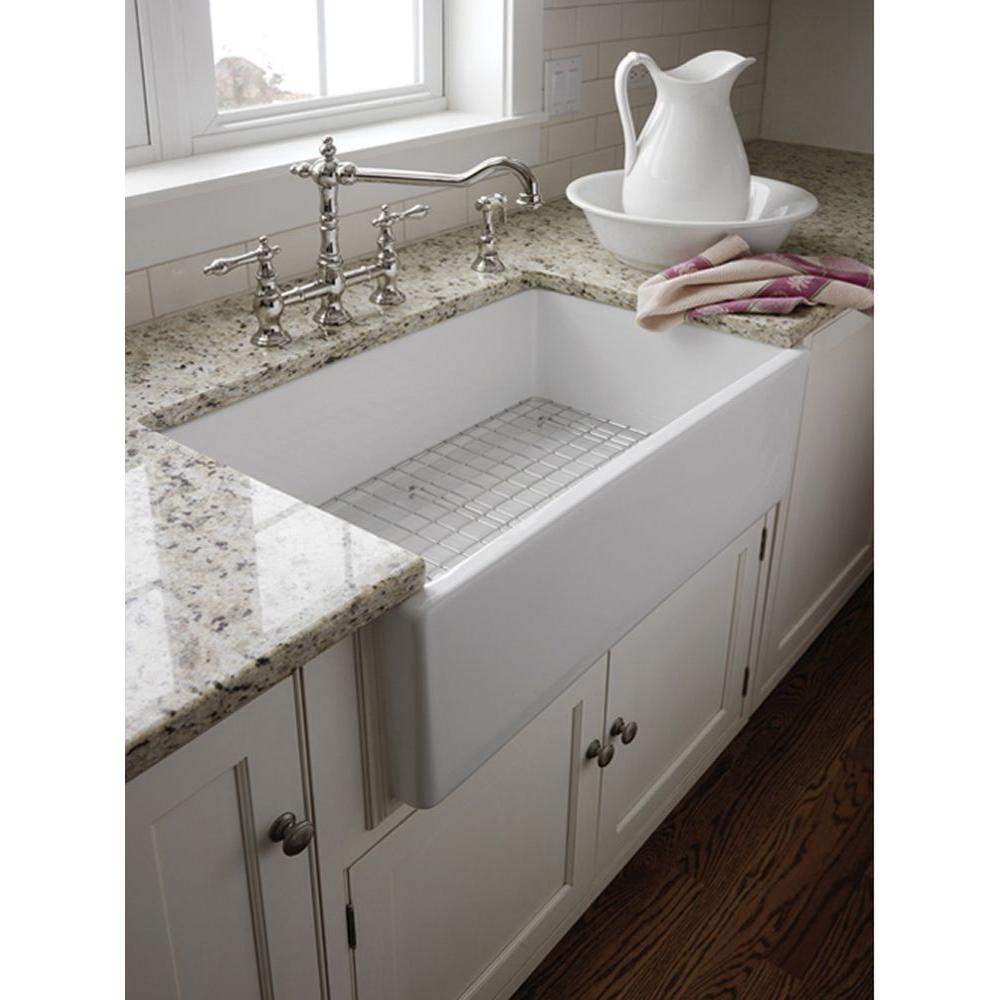 Pegasus Farmhouse A Front Fireclay 30 In Single Bowl Kitchen Sink White Pegasus Farmhouse A Front Fireclay 30 In Single Bowl Kitchen Sink White