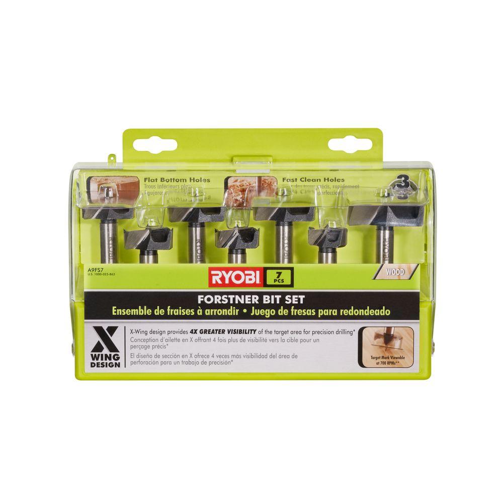 Ryobi Forstner Bit Set (7Piece)A9FS7 The Home Depot