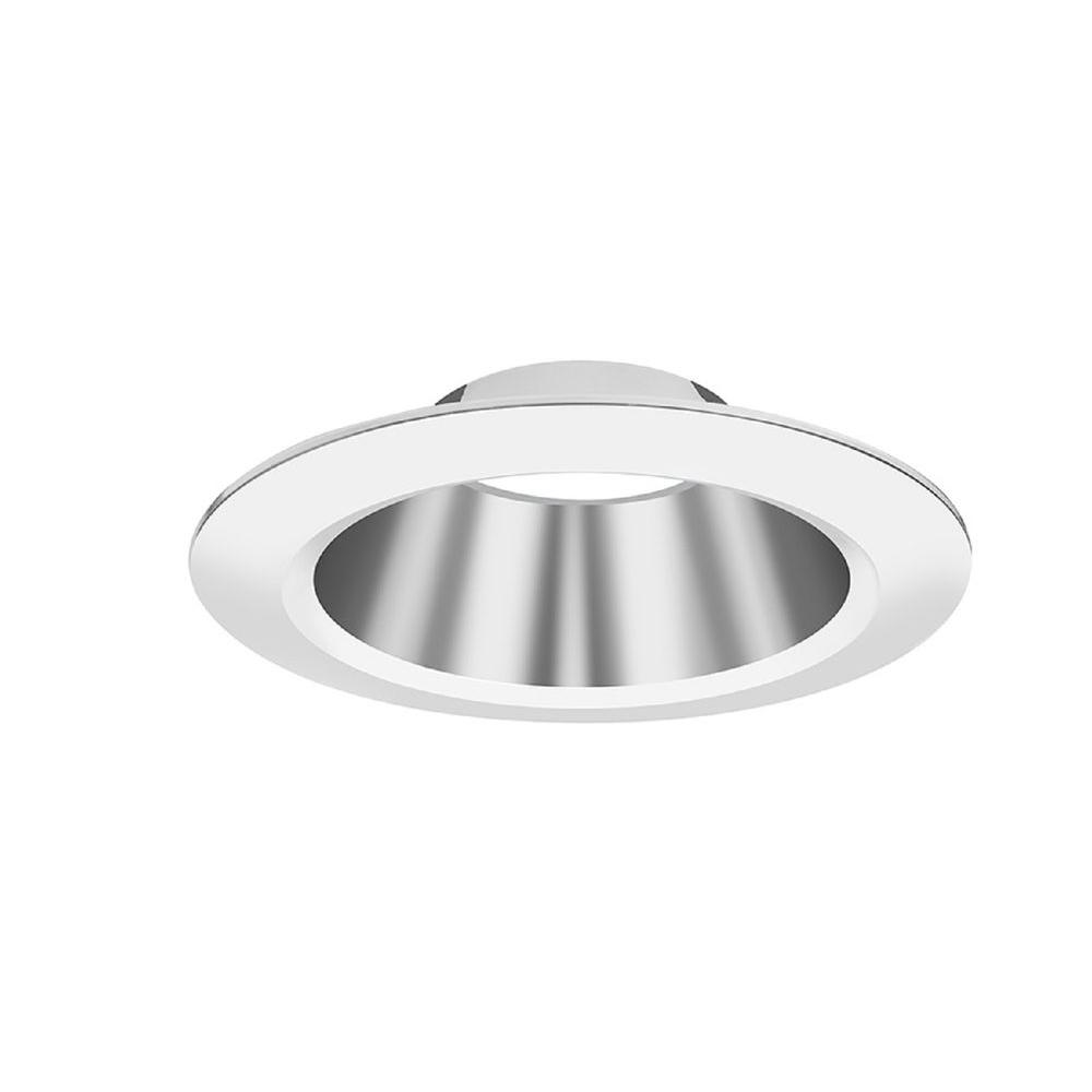 8 In Recessed Lighting The Home Depot 5 In Matte White Recessed Downlighting Trim