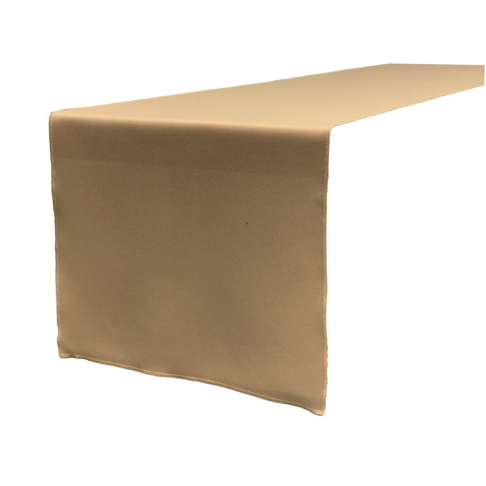 taupe table runner