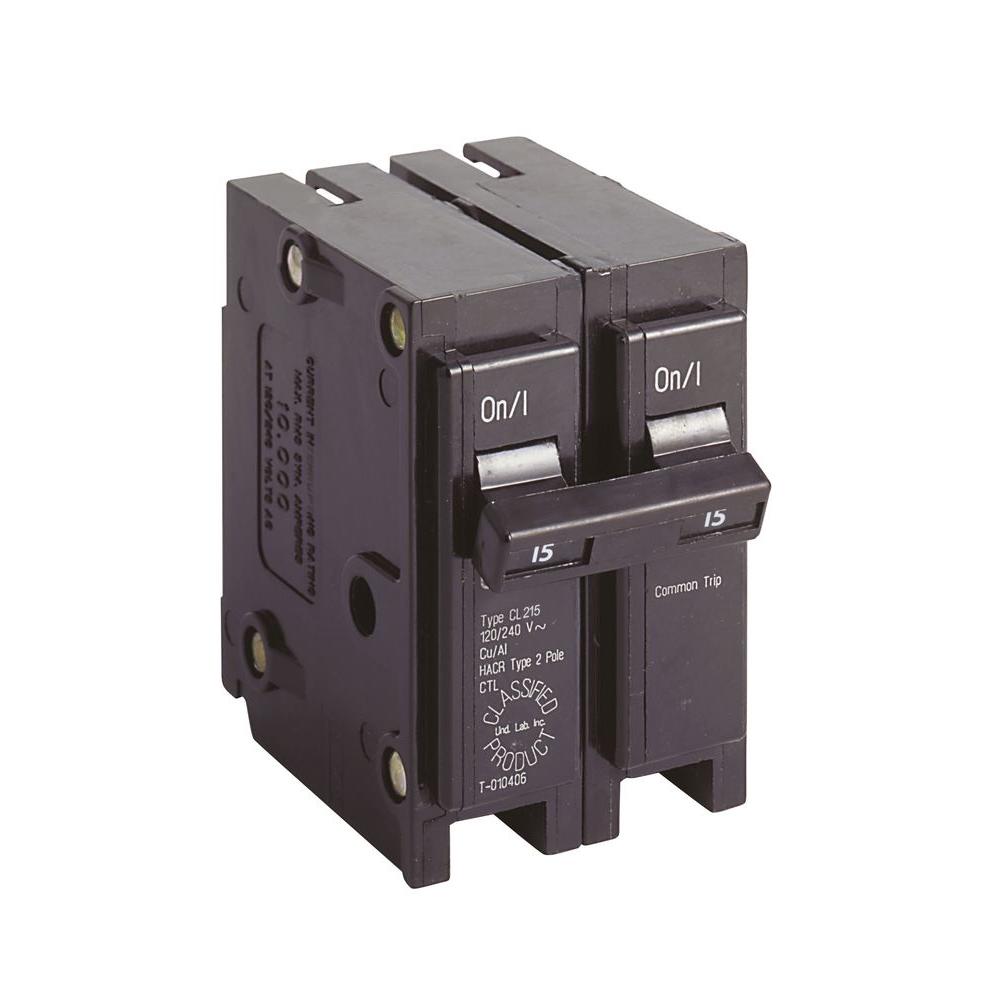 Ge Q Line 30 Amp 1 In Double Pole Circuit Breaker Thqp230