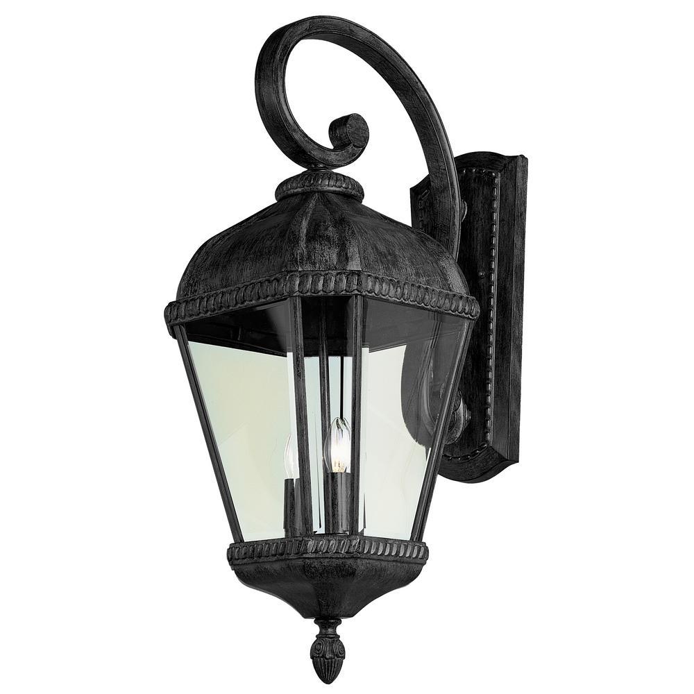 Bel Air Lighting Covington 3 Light Black Outdoor Wall Lantern Sconce Bel Air Lighting Covington 3 Light Black Outdoor Wall Lantern Sconce