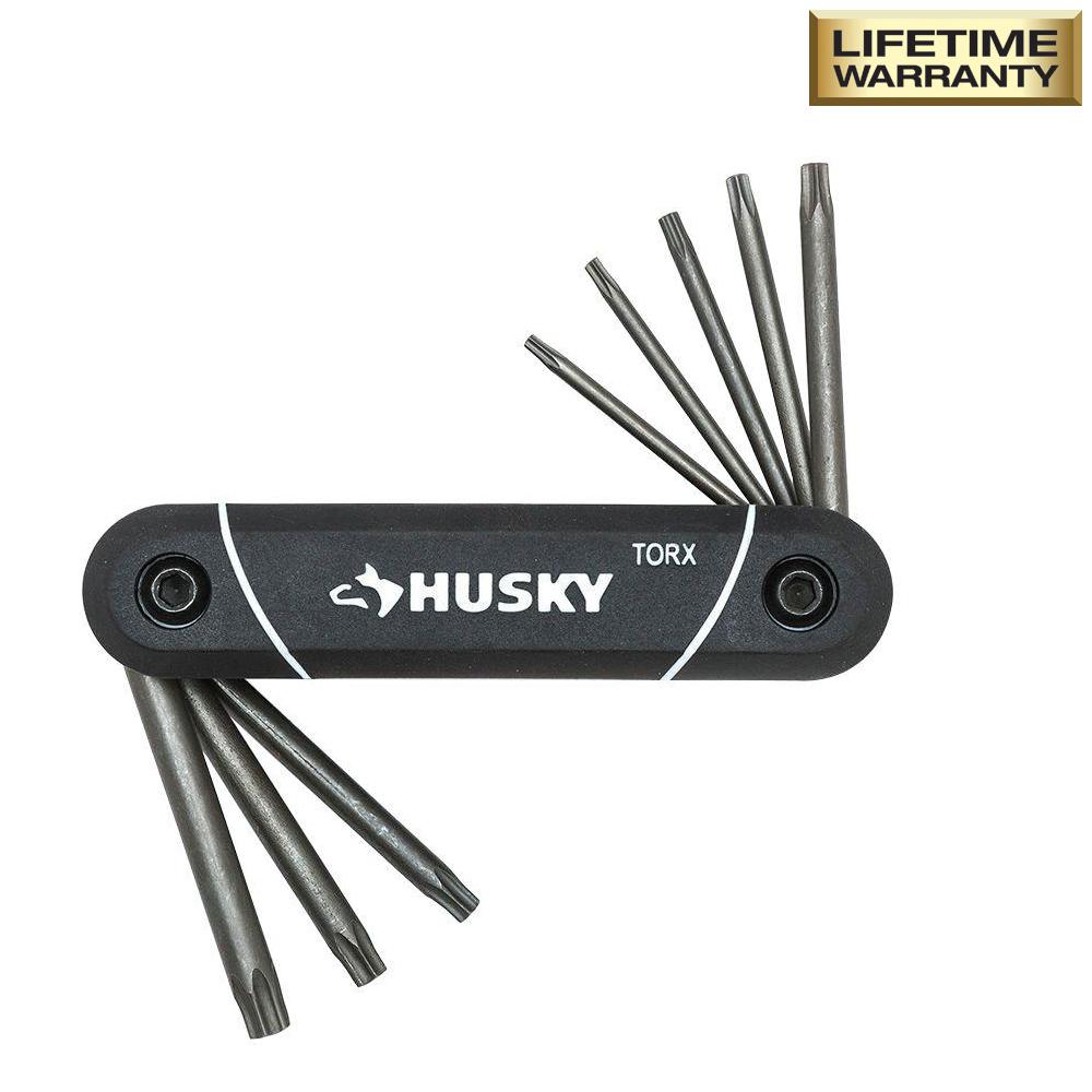 Husky Folding Tamperproof Torx Set (8Piece)HFTPTK8PC The Home Depot