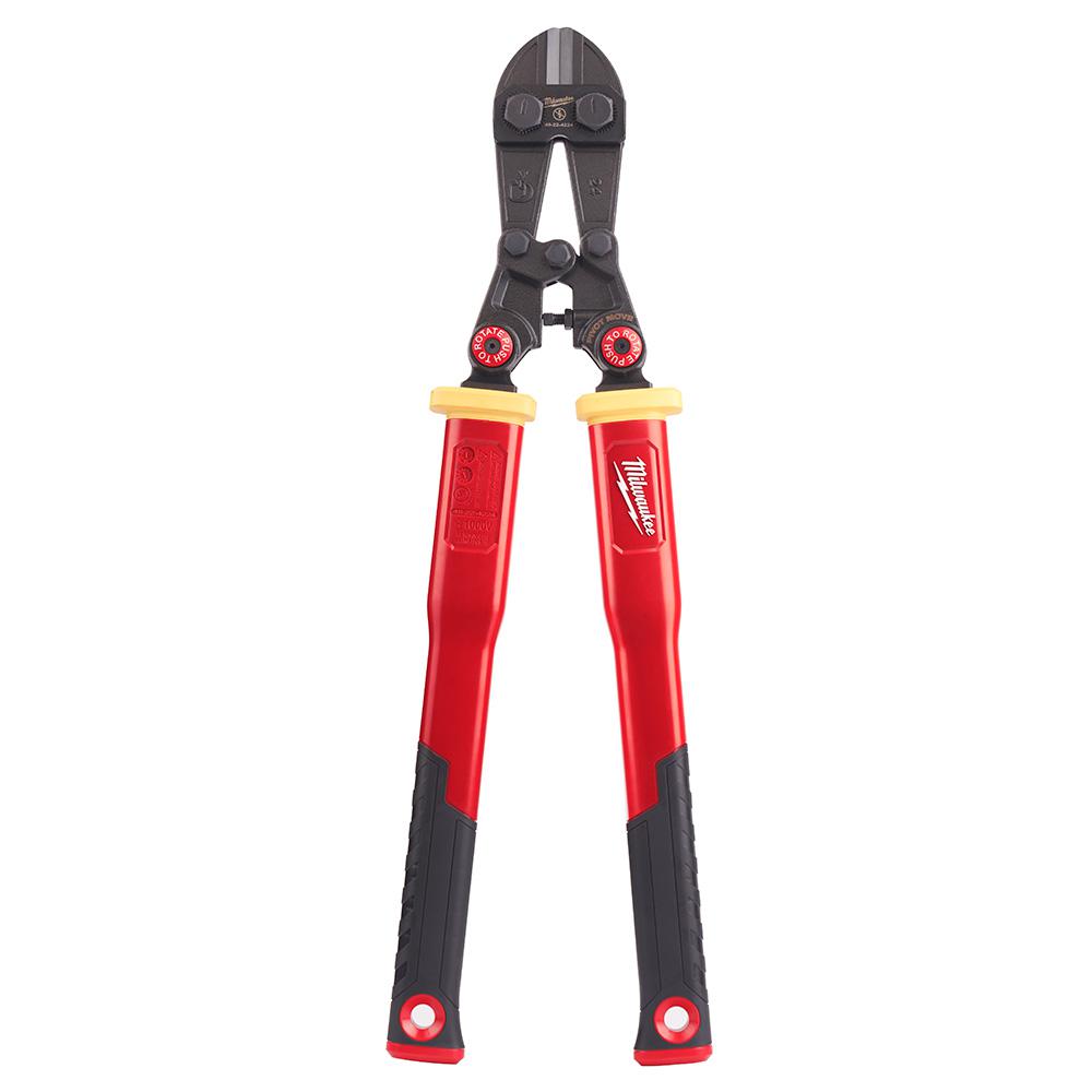 Milwaukee 24 in. Fiberglass Bolt Cutter with PIVOTMOVE Rotating Handles ...