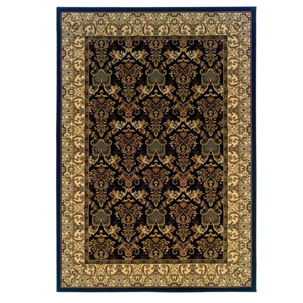 Natco Kurdamir Elegante Black 8 Ft X 11 Area Rug 5614 81 70me Natco Kurdamir Elegante Black 8 Ft X 11 Area Rug