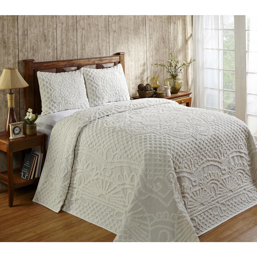 Better Trends Trevor Collection In Geometric Design Ivory King 100 Cotton Tufted Chenille Bedspread Set Ss Bstrkiiv The Home Depot - Chenille Bedspreads With Split Corners Better Trends Trevor Collection In Geometric Design Ivory King 100 Cotton Tufted Chenille Bedspread Set Ss Bstrkiiv The Home Depot - Chenille Bedspreads With Split Corners