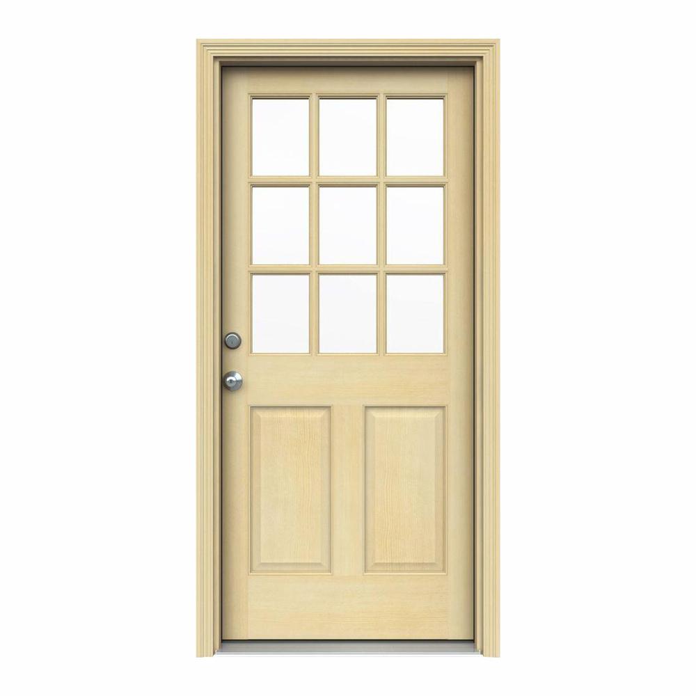 30 X 80 Exterior Prehung Wood Doors Front Doors The Home Depot