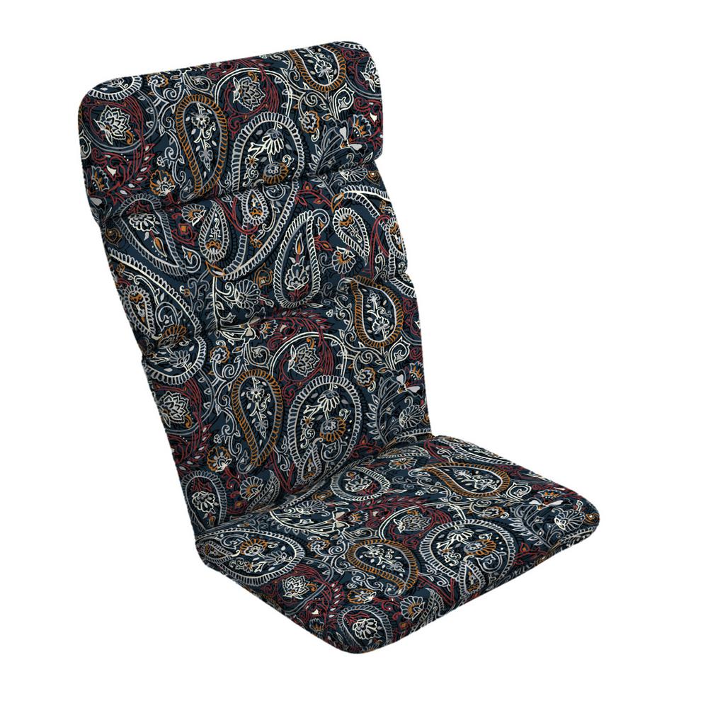 ARDEN SELECTIONS 20 in. x 28.5 in. Palmira Paisley Outdoor Adirondack