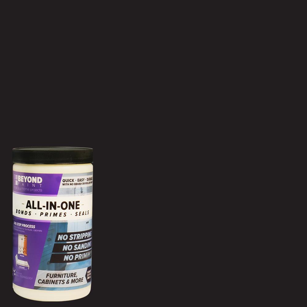Beyond Paint 1 Qt Licorice Furniture Cabinetore Multi Surface All In One Interior Exterior Flat Refinishing
