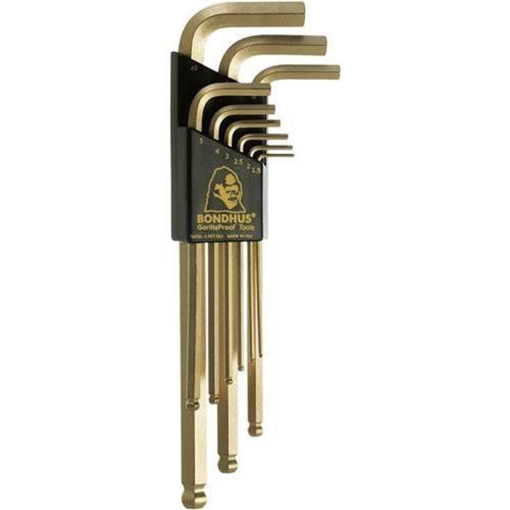 hex key generate The Piece) Wrench  GoldGuard Home with Metric Ball (9 Set 24520 L Arm  End Bondhus Depot Finish Long