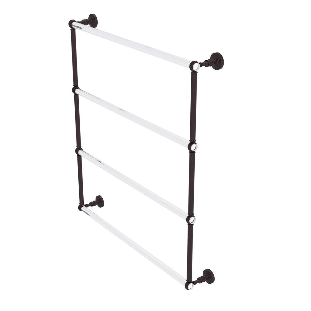 Allied Brass PG-24CT-ABZ Pacific Grove Collection Recessed Toilet Paper Holder with Twisted Accents Antique Bronze