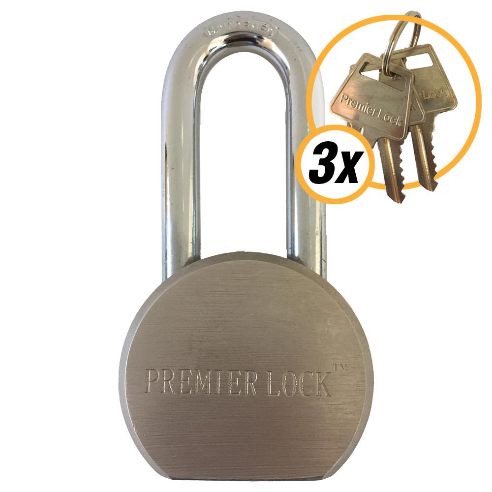 Brass Door Latch Metal Hasp Padlock w// Key Set