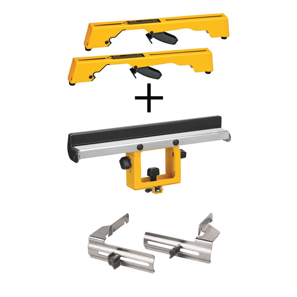 DEWALT Miter Saw Workstation Tool Mounting Brackets with Bonus Wide