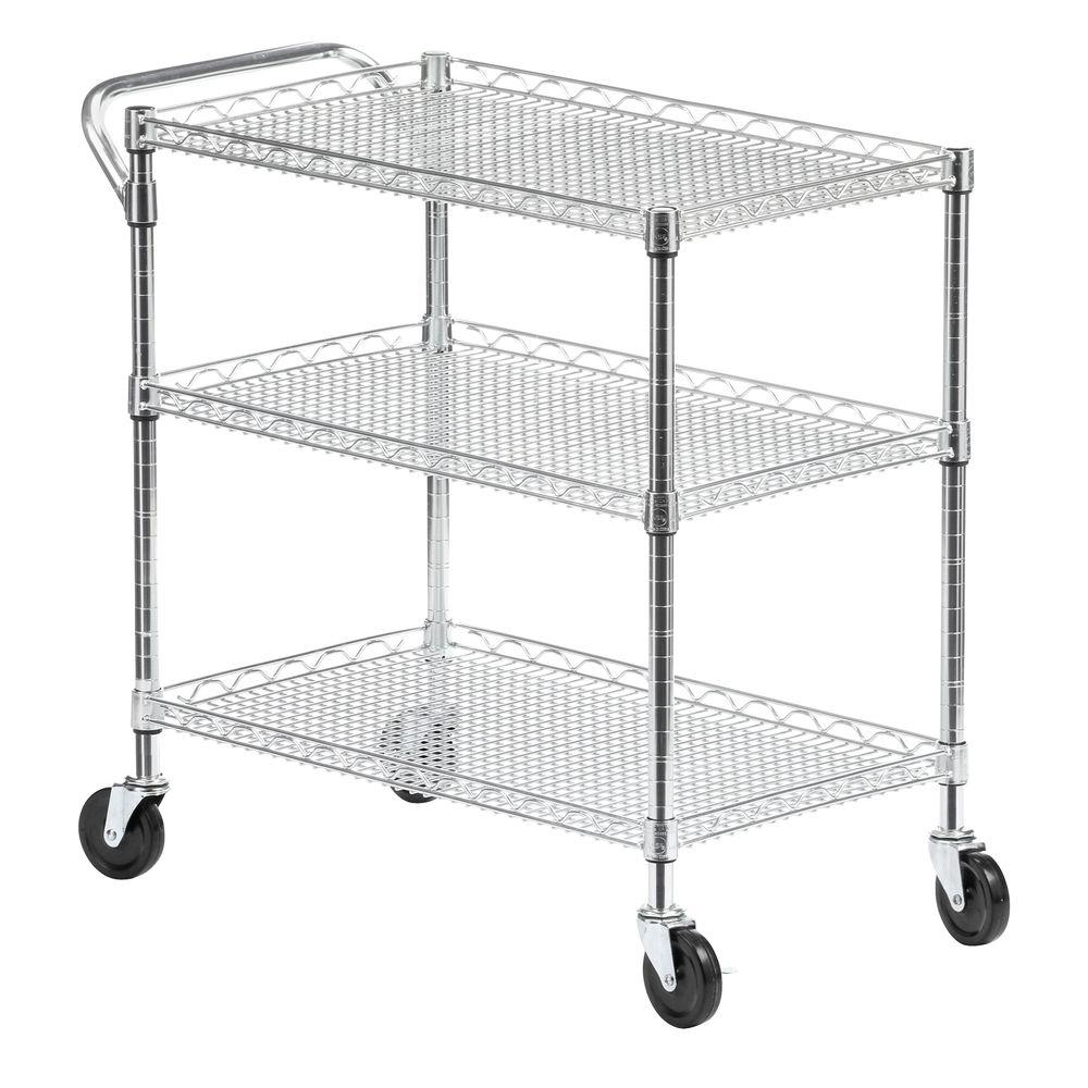 Seville Classics AllPurpose Utility CartSHE18304BZ The Home Depot