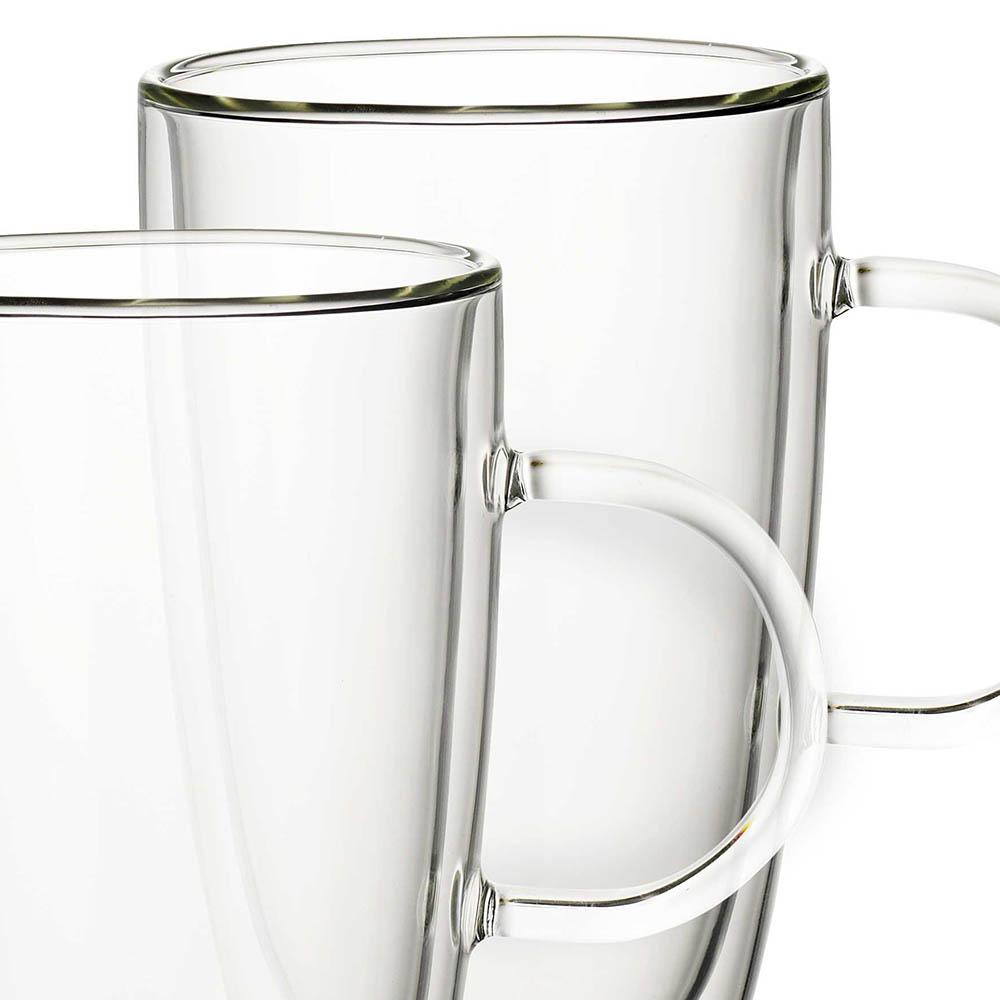 extra large glass coffee mugs