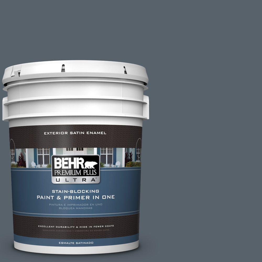 BEHR MARQUEE 1-gal. #N490-6 Calligraphy Semi-Gloss Enamel Exterior ...