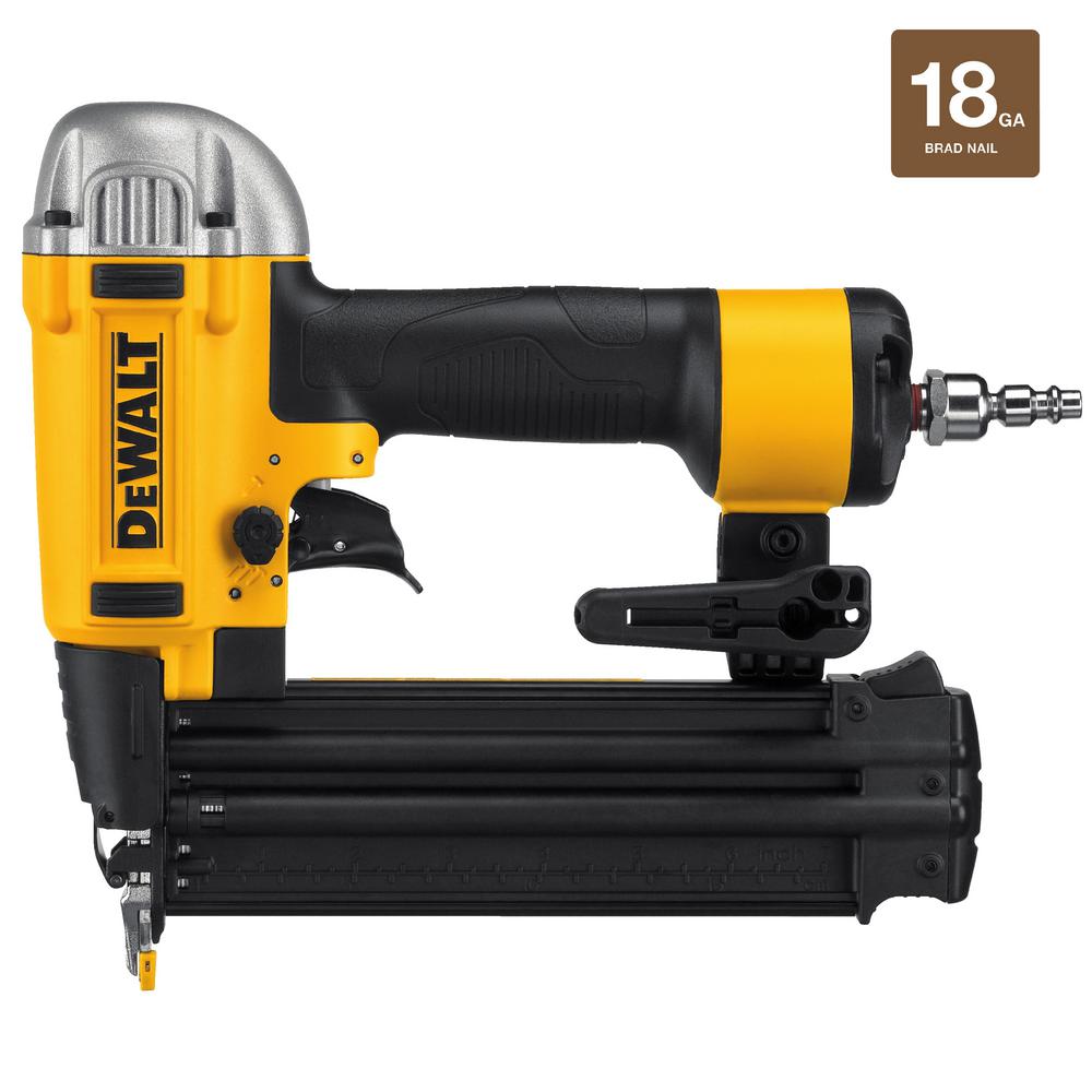 Dewalt 18 Gauge Pneumatic Brad Nailer Dwfp12233 The Home Depot