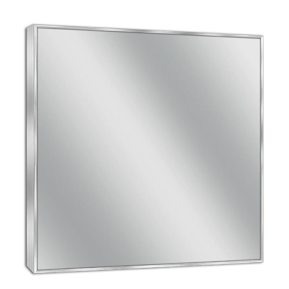 Buy 30 in. W x 36 in. H Framed Rectangular Bathroom Vanity Mirror in ...