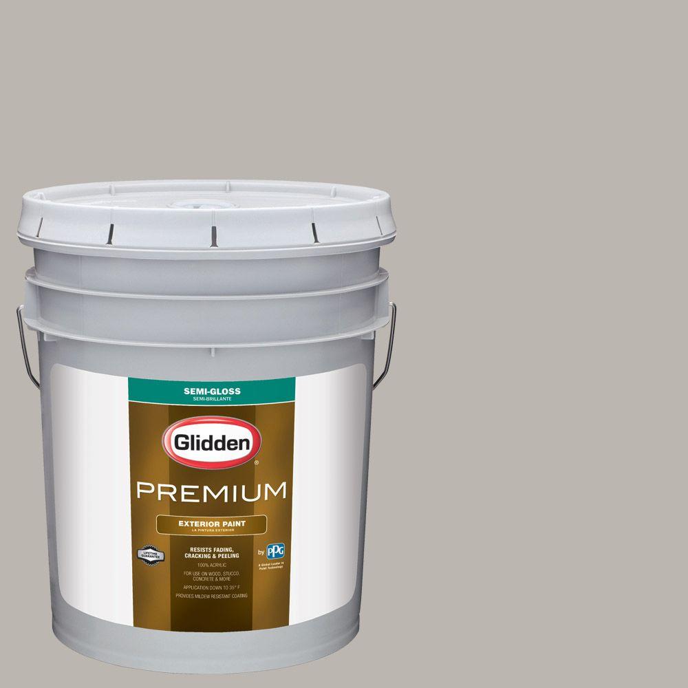 Glidden Premium 5gal. HDGCN50 Candlestick Silver SemiGloss Latex