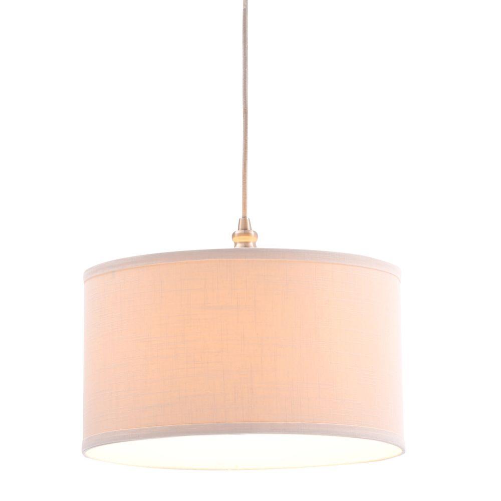 plug in hanging light drum shade