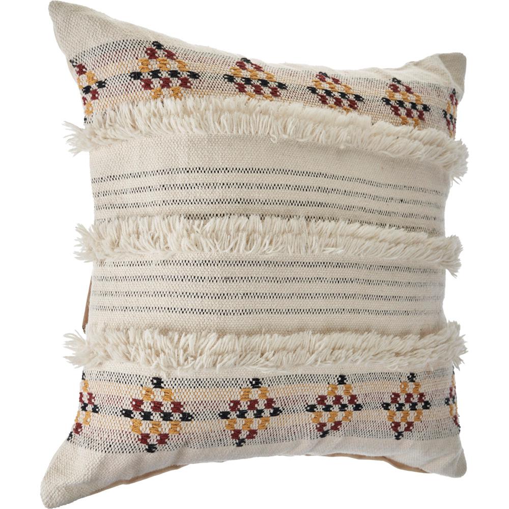 Lr Home Tufted Multicolored Farmhouse Standard Throw Pillow Lr Home Tufted Multicolored Farmhouse