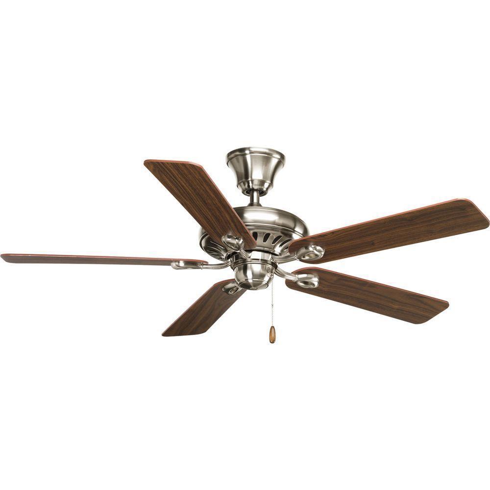 Ge Treviso 52 In Brushed Nickel Indoor Led Ceiling Fan With Remote Brushed Nickel Indoor Led Ceiling Fan With Remote Control 20314 The Home Depot