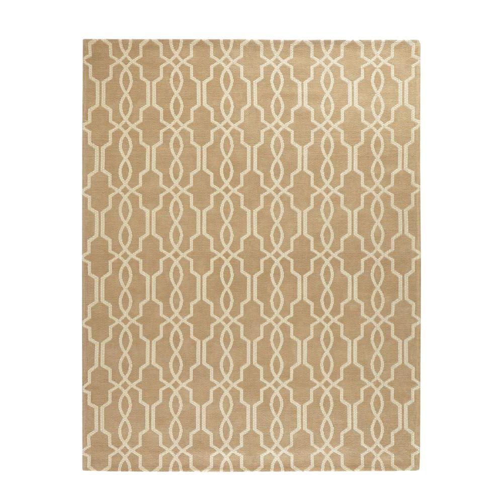 Home Decorators Collection Kingston Taupe/Ivory 9 ft. x 12 ft. Indoor Area Rug94535 The Home