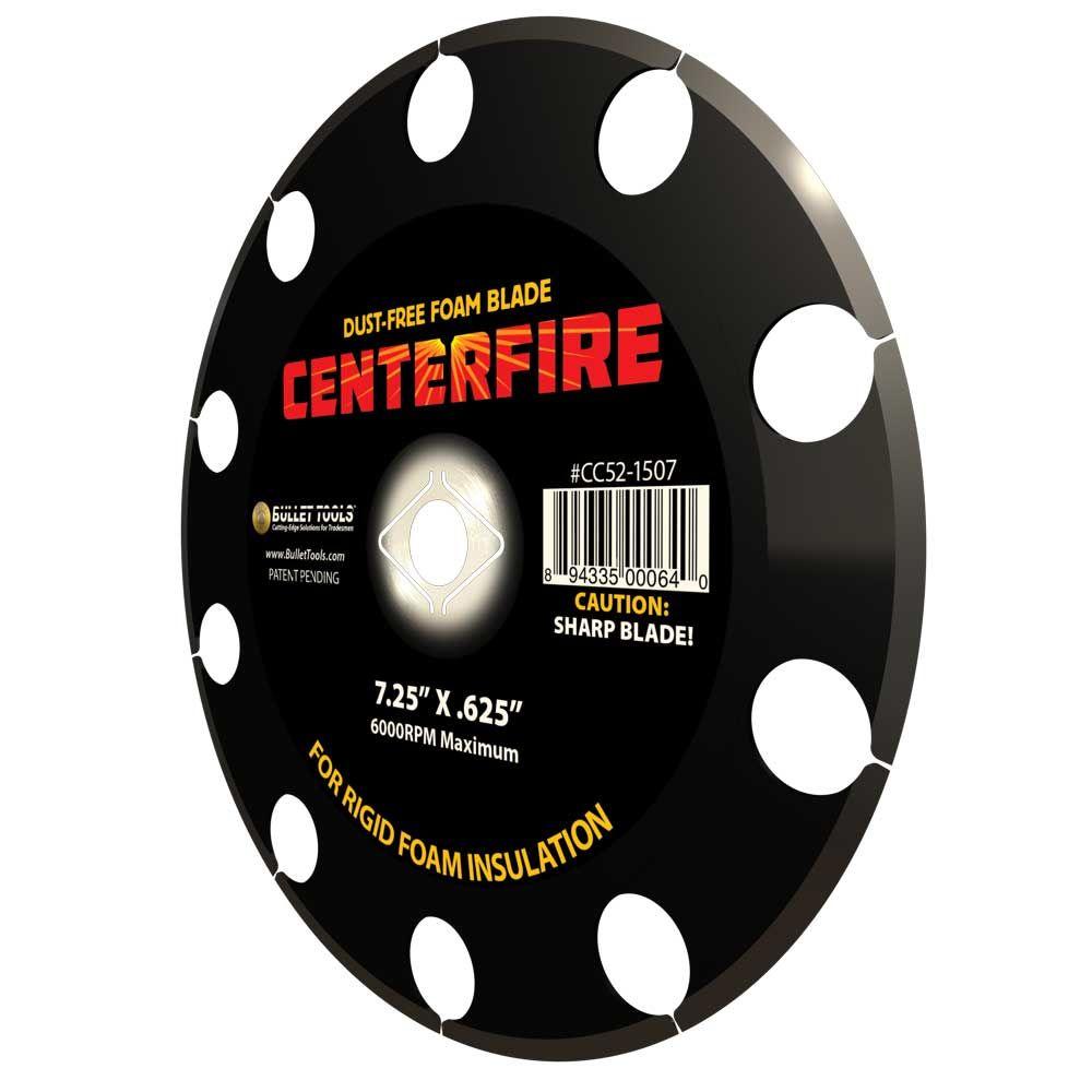CenterFire Foam Cutting Blade 7.25 in. Circular Sharp Razor Bullet