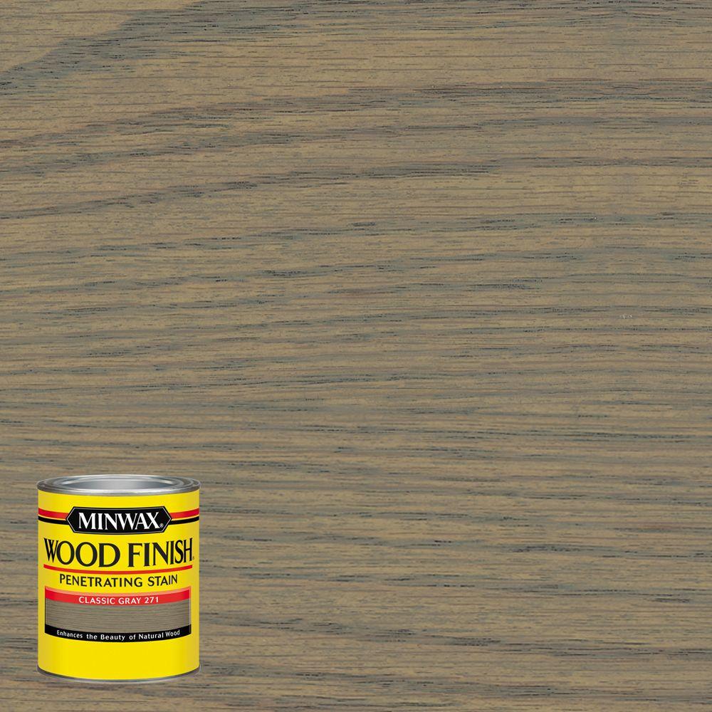 Minwax 1 qt. Wood Finish Weathered Oak Oil Based Interior Stain