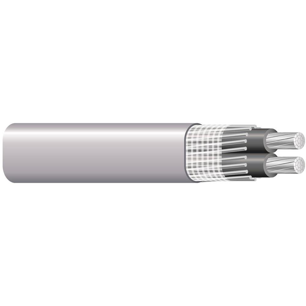 Ser 6 Aluminum Wire Electrical The Home Depot 6 Gray Stranded Al Ser Cable