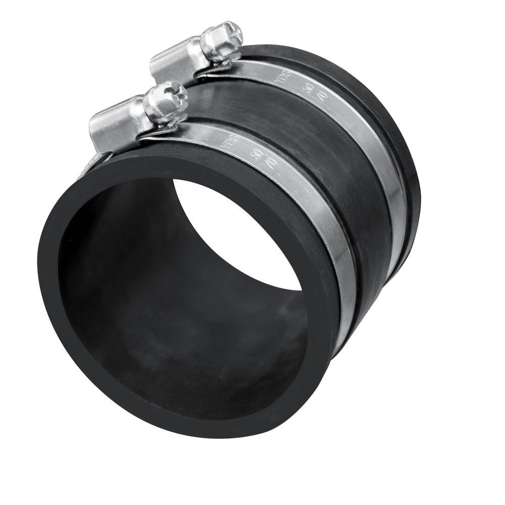 POWERTEC 21/2 in. Dust Control Flex Cuff with Hose Clamps70148 The