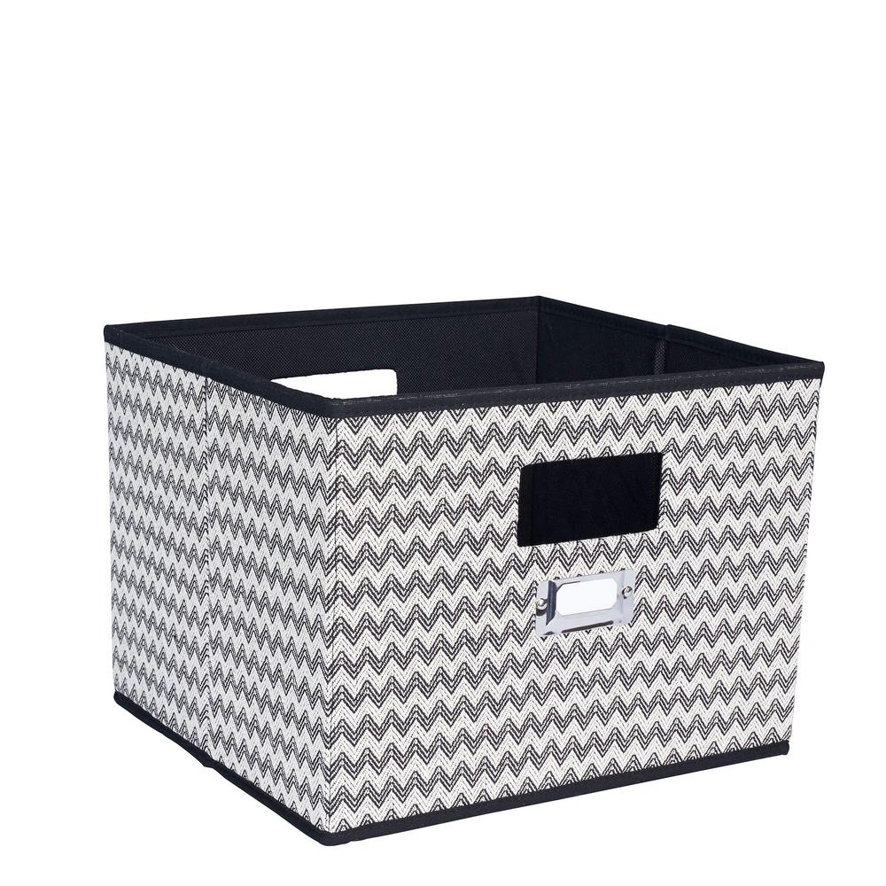 Household Essentials 13 in. x 10 in. Deluxe Open Storage Bin with