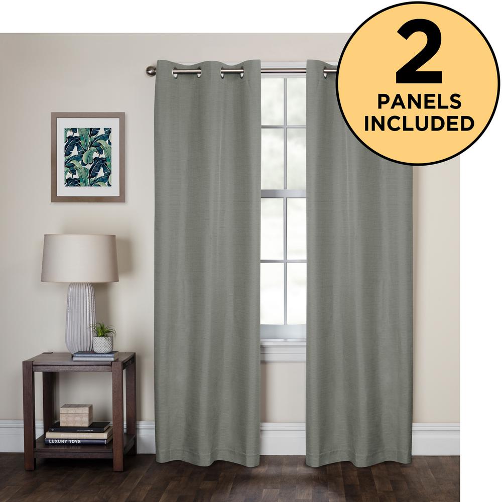 Zenna Home Smart Curtains Kelsey Light Zero 100% Blackout Window Panels