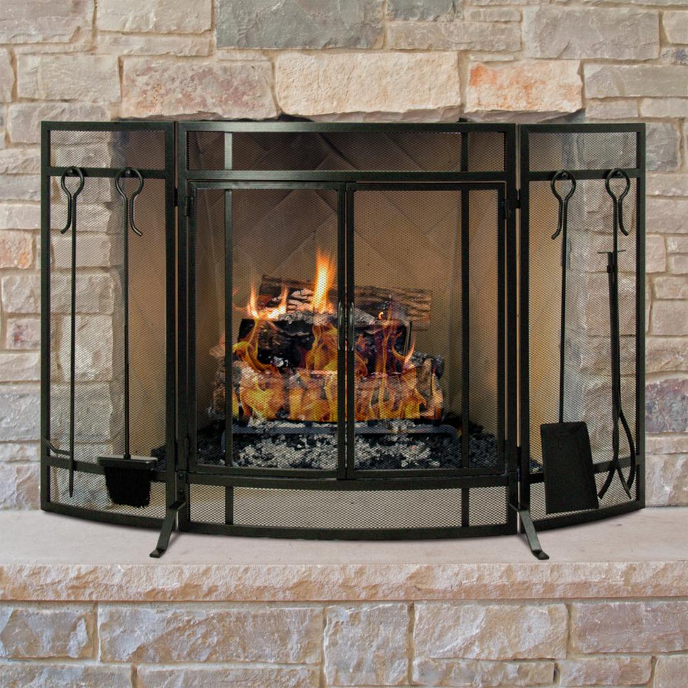 Heating Cooling Air Home Improvement Pleasant Hearth Curved 3