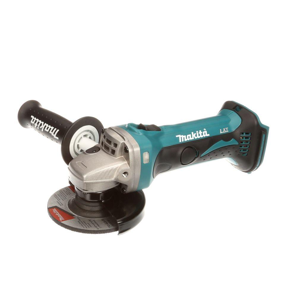 Makita 18Volt LXT LithiumIon 41/2 in. AngleGrinder/CutOff Tool