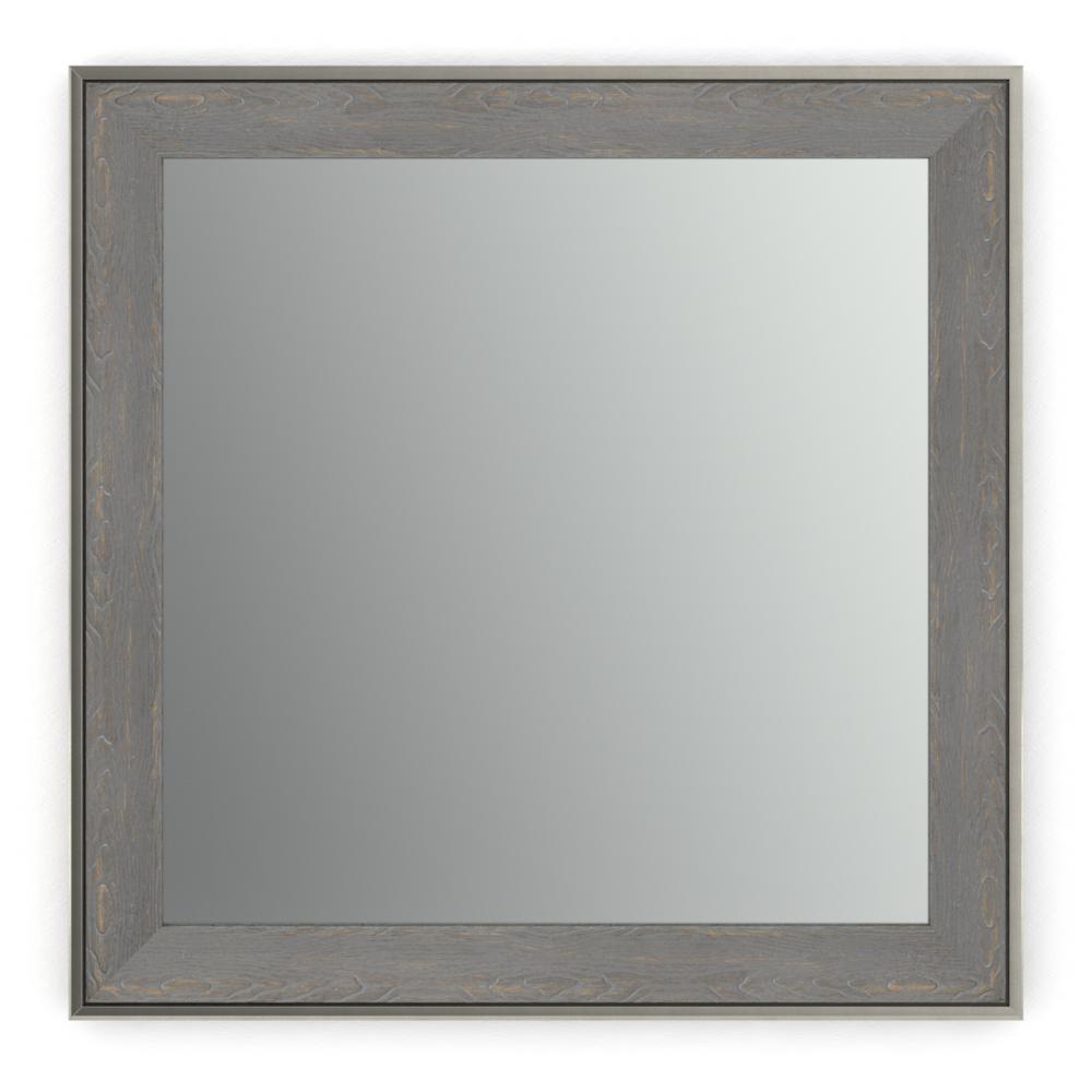 Delta 33 in. x 33 in. (L2) Square Framed Mirror with Standard Glass and