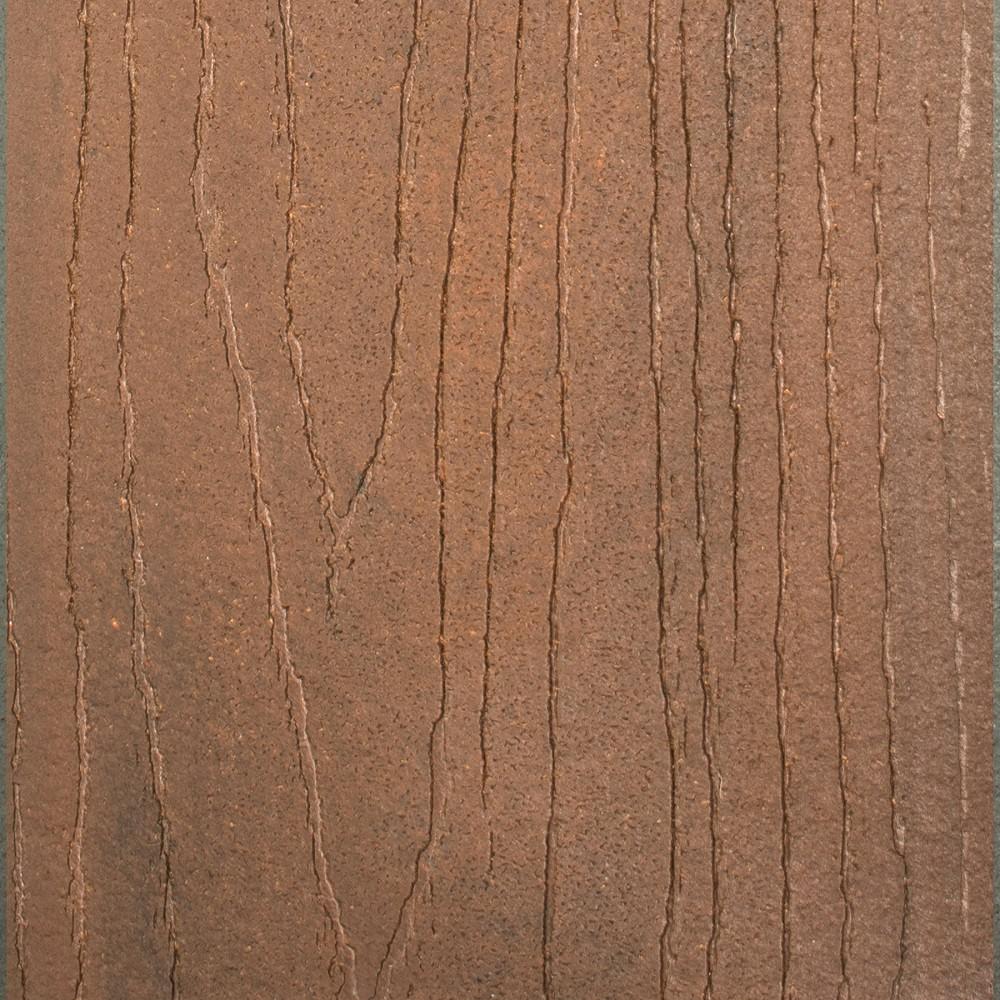 MoistureShield Infuse 1 in. x 53/8 in. x 12 ft. Rosewood Grooved Edge