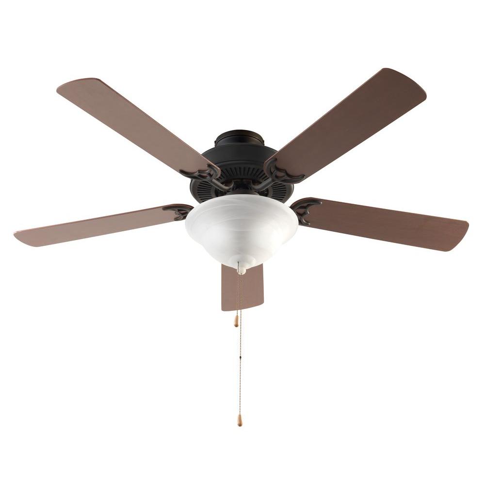 Bel Air Lighting 52 In Rubbed Oil Bronze Ceiling Fan With Light