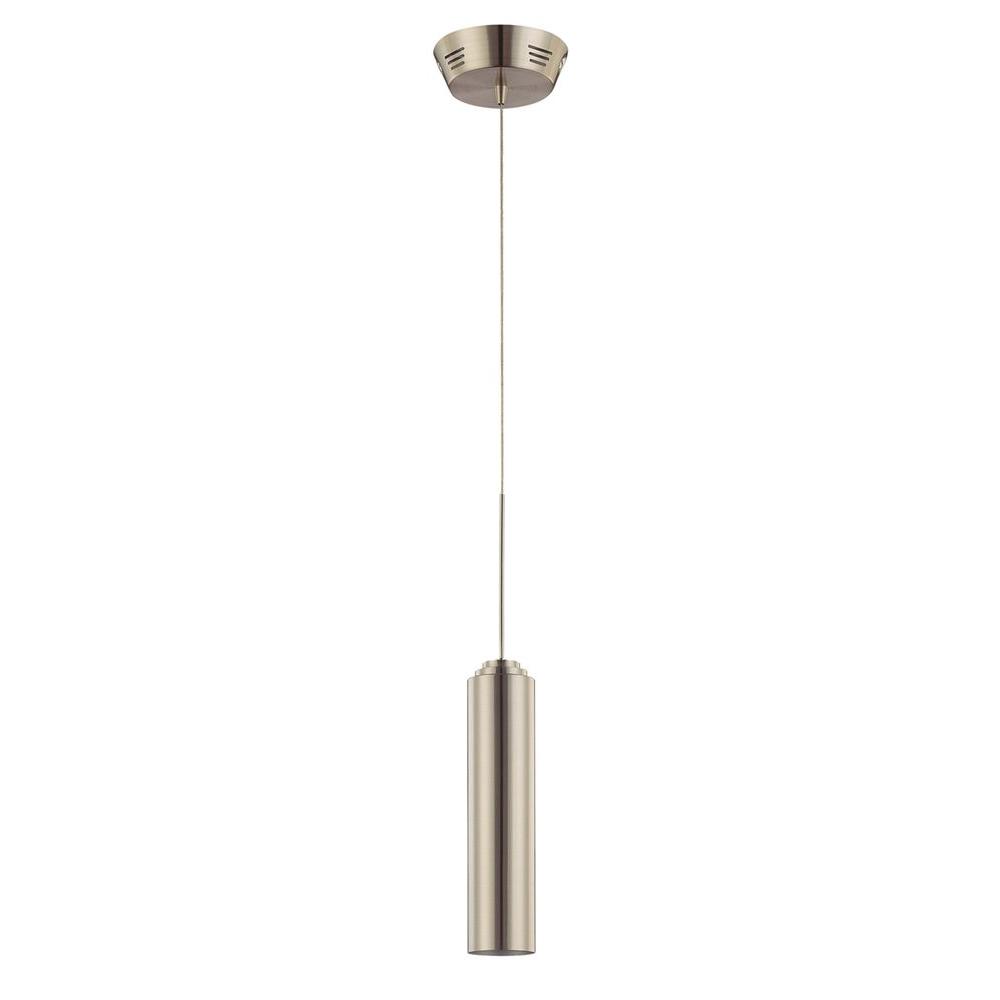 Filament Design Cassiopeia 1 Light Satin Nickel Halogen Pendant