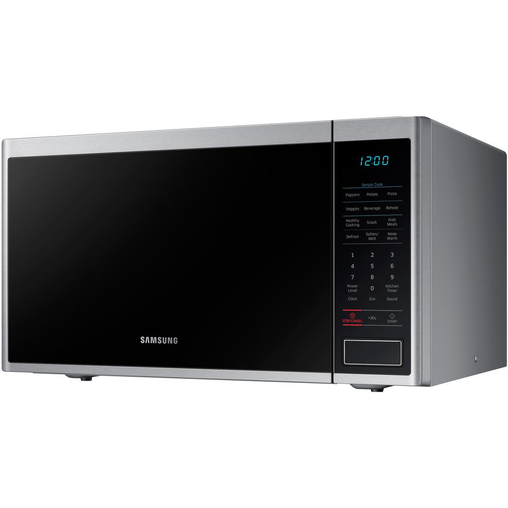 Samsung 1 4 Cu Ft Countertop Microwave With Sensor Cook In