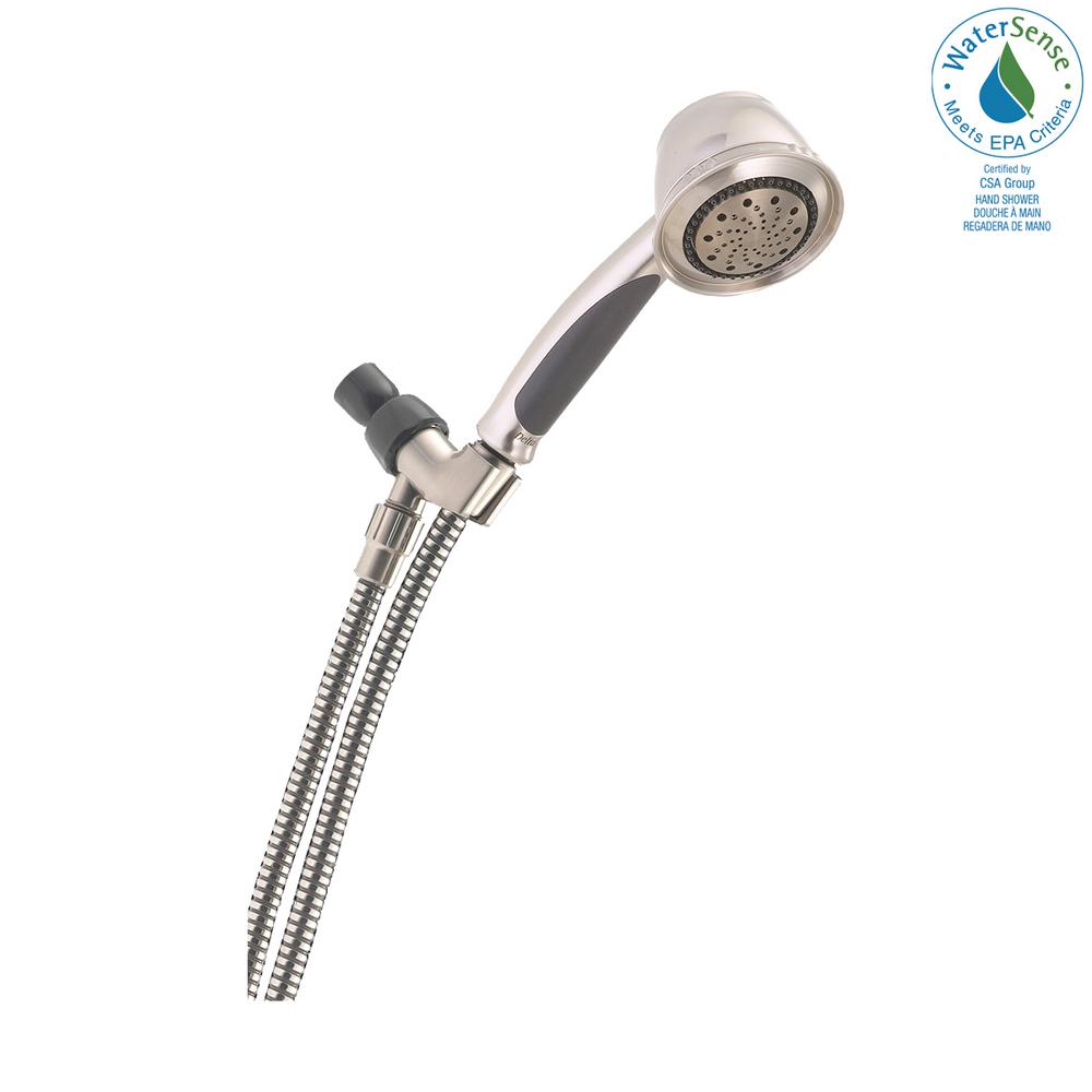 Delta 5Spray Handheld Showerhead with Pause in Satin Nickel75522CSN