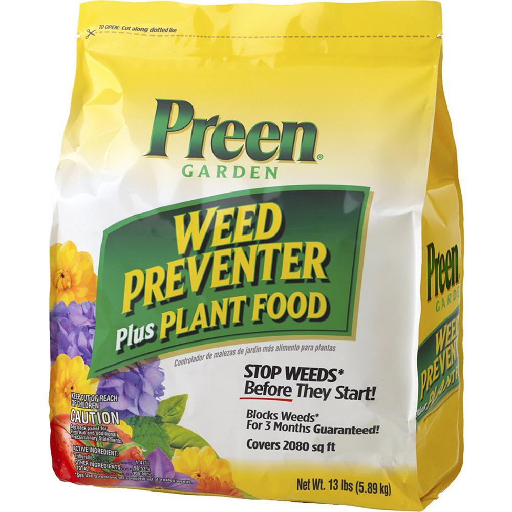 Preen 13 lbs. Garden Weed Preventer Plus Plant Food by Preen