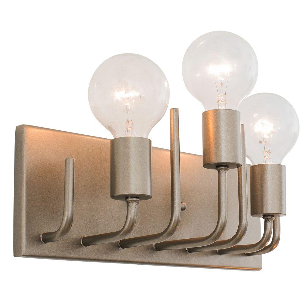 Varaluz SocketToMe 3Light New Bronze Vanity Light219B03NB The
