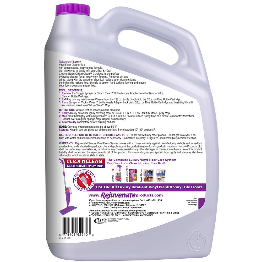Rejuvenate 128 Oz Luxury Vinyl Floor Cleaner Rj128lvfc The Home Luxury Vinyl Floor Cleaner Rj128lvfc