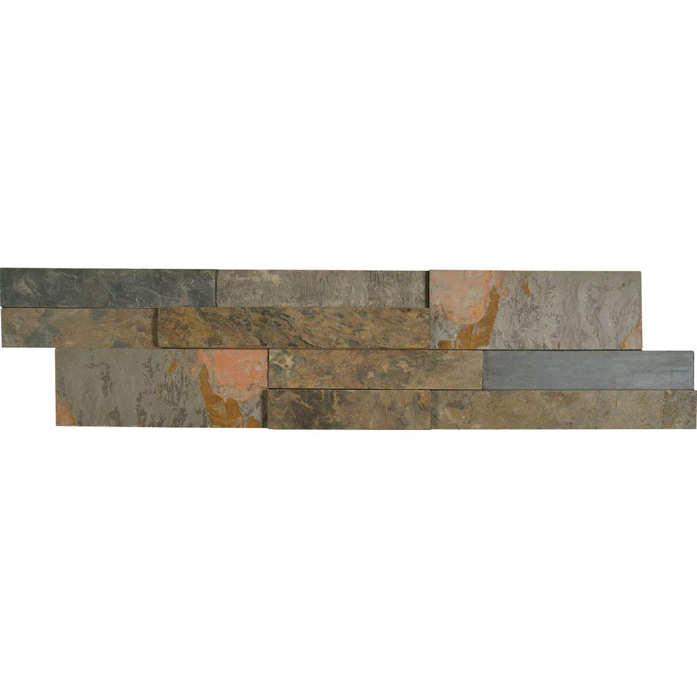 Msi Rustic Gold Ledger Panel 6 In X 24 Natural Slate Wall Msi Rustic Gold Ledger Panel 6 In X 24 Natural Slate Wall Tile