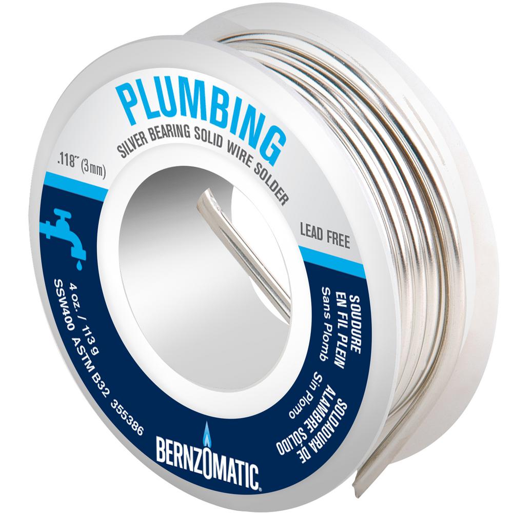 Bernzomatic 4 oz. Silver Solder Wire Solder333544 The Home Depot